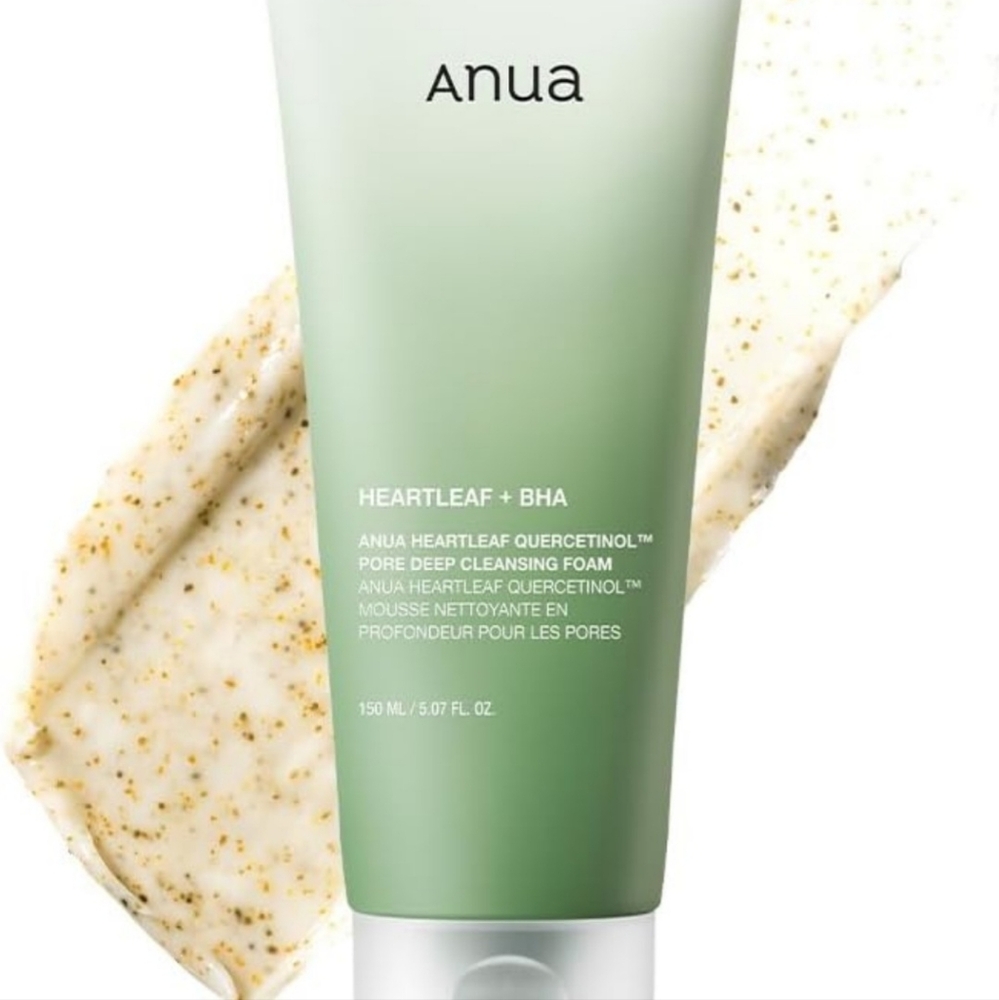 ANUA Heartleaf Quercetinol Pore Deep Cleansing Foam Facial Cleanser